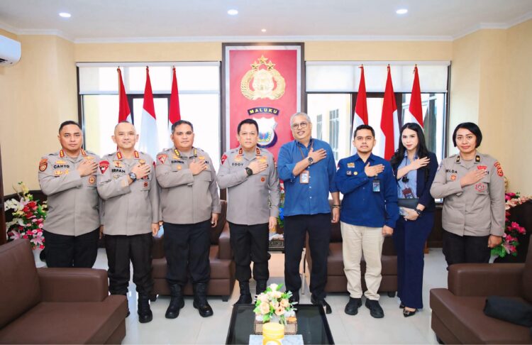 Kapolda Maluku Terima Pimpinan Bank Mandiri Ambon