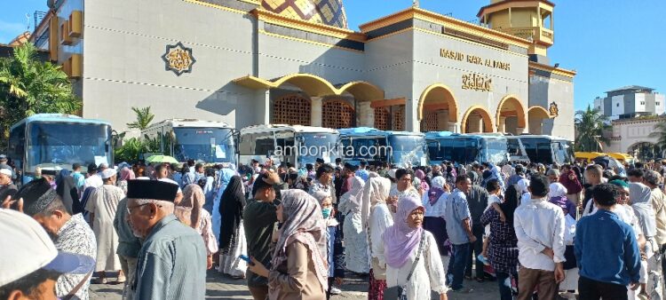 321 JCH Kota Ambon Masuk Asrama Haji, Wali Kota: Mudah-mudahan Mereka Siap Lahir & Batin Menuju Tanah Suci