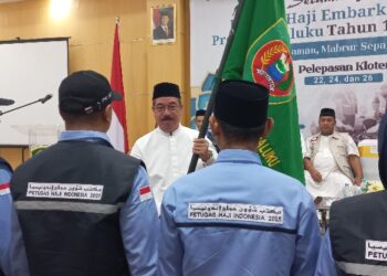 Lepas JCH Maluku di Embarkasi Haji Antara, Ini Pesan Gubernur