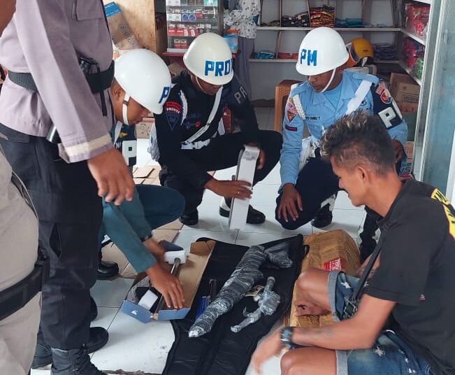 Polres Kepulauan Tanimbar Amankan Satu Pucuk Senapan Angin