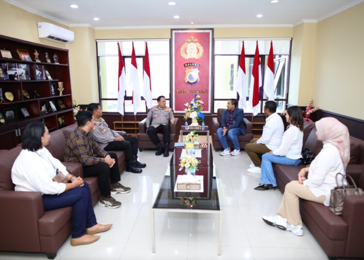 Kapolda Maluku Terima Kunjungan Kepala BRI Ambon yang Baru