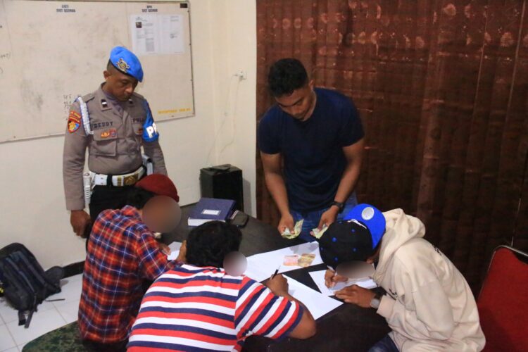 Tiga Pelaku Pungli Parkiran Liar di Ambon Jalani Pembinaan