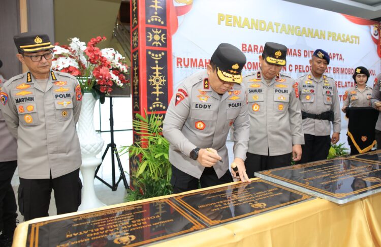 Peresmian Empat Fasilitas Polri di Maluku, Kapolda Tekankan Pelayanan dan Kinerja