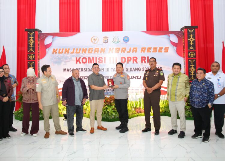 Komisi III DPR-RI Kunjungi Polda Maluku