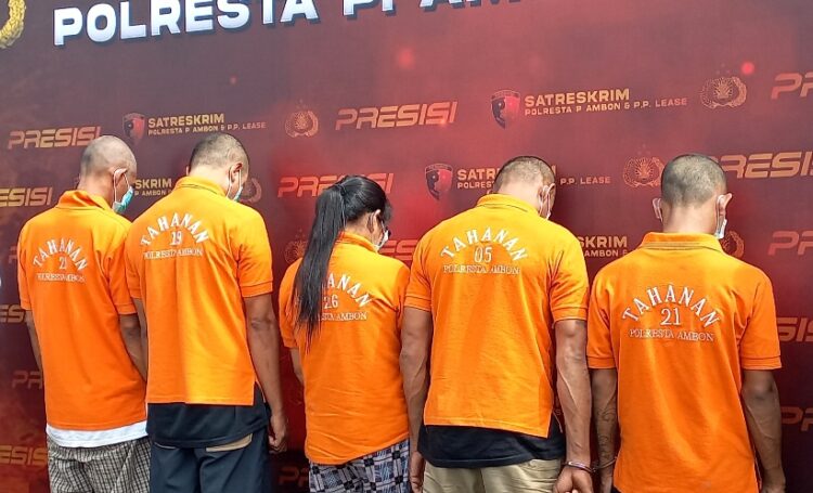 Lima Komplotan Curanmor di Ambon Dibekuk, Polisi Temukan 25 Motor Curian