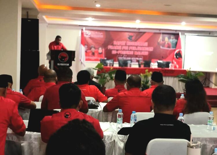 Rakor Fraksi PDI Perjuangan se Maluku, Watubun: Kita Harus Seirama
