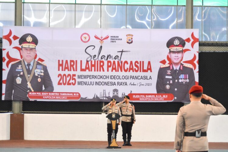 Polda Maluku Upacara Peringatan Hari Lahir Pancasila