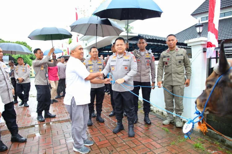 Kapolda Maluku Salurkan Bantuan Hewan Qurban kepada Masyarakat