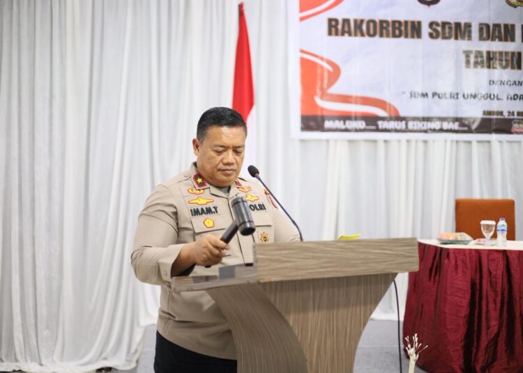 Wakapolda Maluku Dorong Realisasi SDM Polri yang Unggul, Adaptif dan Kolaboratif