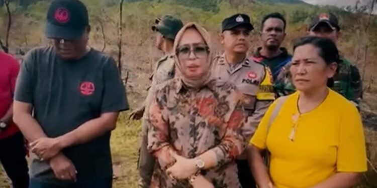 Wakil Wali Kota Ambon Tinjau Lokasi Kebakaran Hutan di Negeri Leahari