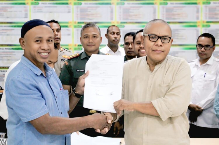 Warga Negeri Liang Deklarasi Perdamaian Disaksikan Forkopimda Maluku