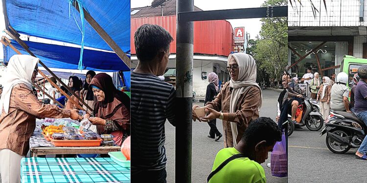 Wakil Wali Kota Ambon Berbagi Takjil untuk Musafir, Ojek dan Supir Angkot