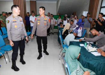 601 Warga Batu Merah Ambon Ikut Pelayanan Kesehatan Gratis Polda Maluku