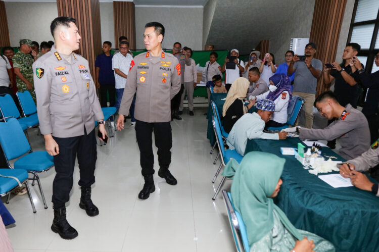 601 Warga Batu Merah Ambon Ikut Pelayanan Kesehatan Gratis Polda Maluku