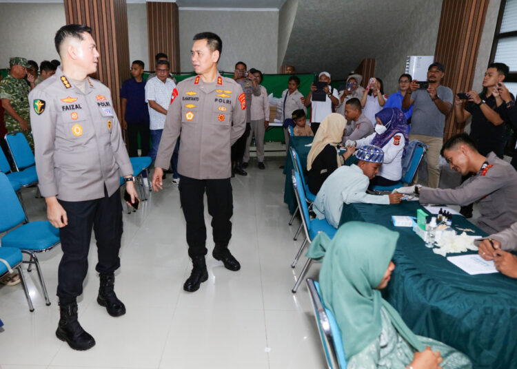 601 Warga Batu Merah Ambon Ikut Pelayanan Kesehatan Gratis Polda Maluku