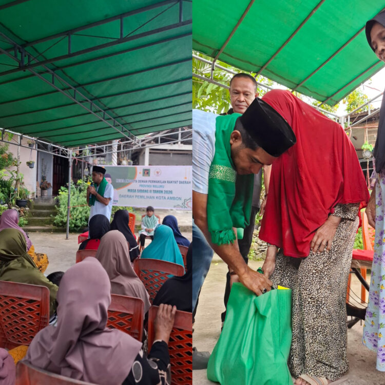 Rovik Afifudin Bagikan Ribuan Paket Sembako Kepada Janda, Lansia dan Anak Yatim