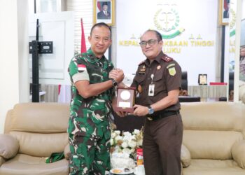 Temui Kajati Maluku Pangdam XV/Pattimura Pamit