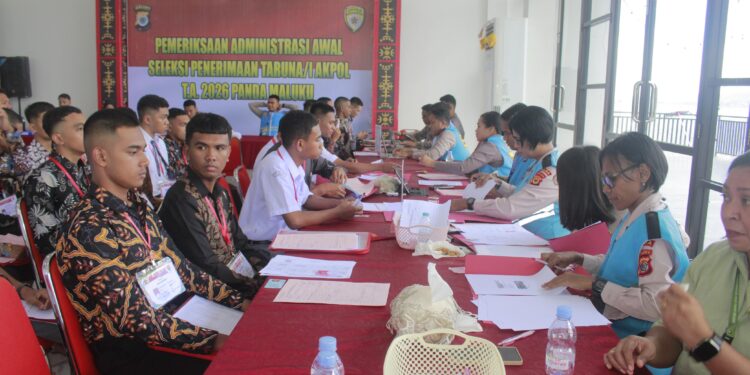 Seleksi Taruna Akpol di Maluku Diikuti 71 Peserta