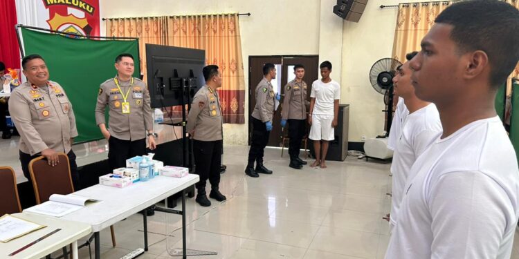 Awasi Seleksi Bintara, Wakapolda Maluku Tegaskan Prinsip BETAH Tanpa Kompromi