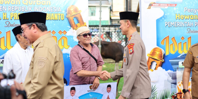 Penyerahan Hewan Kurban Presiden Simbol Kepedulian dan Persaudaraan, Kapolda: Keamanan Tumbuh dari Kebersamaan