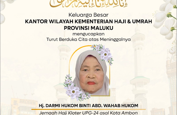 Dua Jemaah Haji Maluku Wafat di Tanah Suci Mekkah